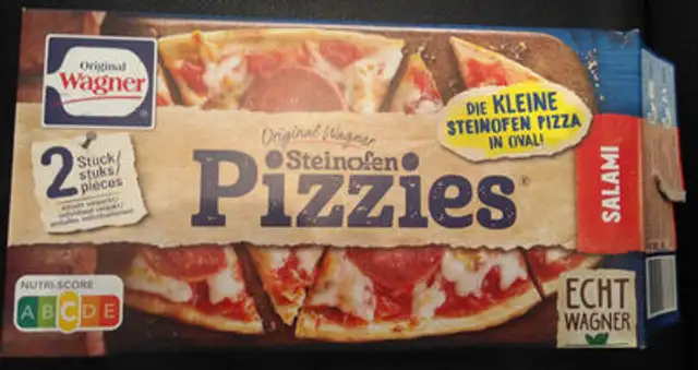 Pizza MiniesPizzies Salami front packaging