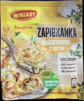 Zapiekanka makaronowa z serem