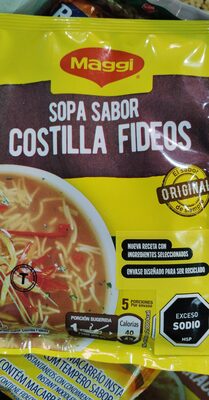 Costilla con fideos (Maggi)