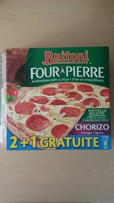 Pizza Four à Pierre Chorizo Fromages Oignons