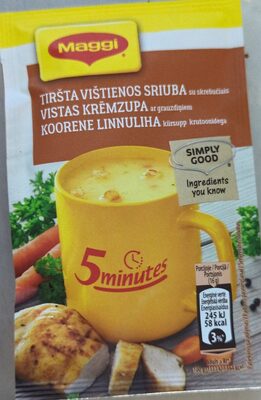 Tiršta vištienos sriuba