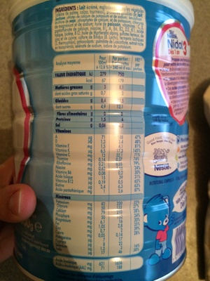 NIDAL 3 Croissance de 1 à 3 ans