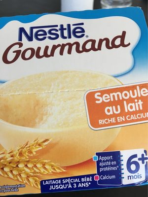 Pack 8X100G Ptit Gourmand Semoule Lait Nestle