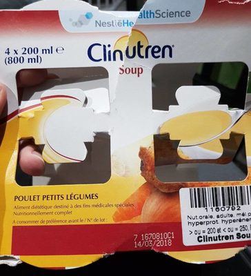 Soupe poulet  petits légumes