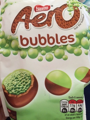 Nestle aero, bubbles chocolate
