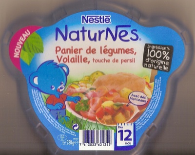 NaturNes - Panier de légumes, volaille, touche de persil