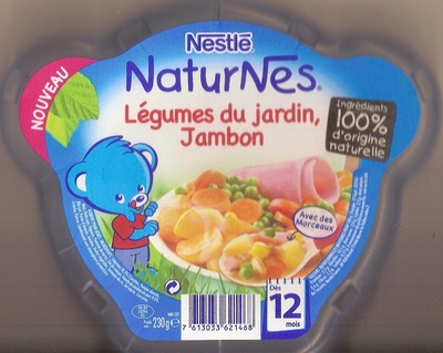 NaturNes - Légumes du jardin, Jambon front packaging