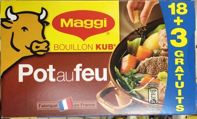 Bouillon Kub Pot au feu (18+3 gratuits)