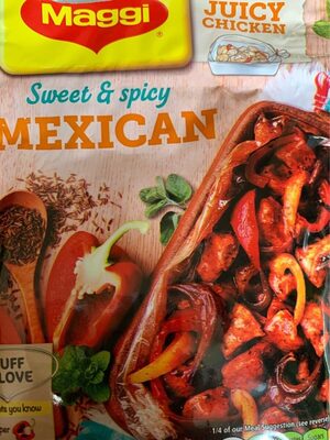 Maggi: Sweet & Spicy Mexican front packaging