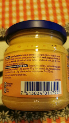 Thomy Cocktail Sauce ingredients label