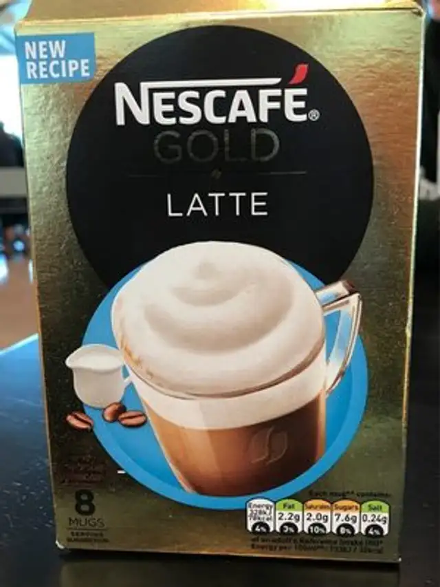 Latte front packaging