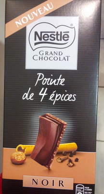 Grand Chocolat Pointe de 4 épices Noir