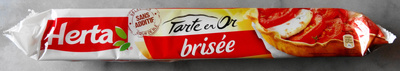 Tarte en Or, brisée front packaging