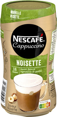 NESCAFÉ Cappuccino Noisette, Café soluble, Boîte de 270g