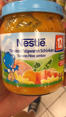 Tomates pâtes jambon front packaging