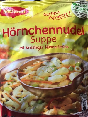 Hörnchennudel Suppe