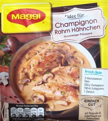 Champignon Rahm Hähnchen front packaging