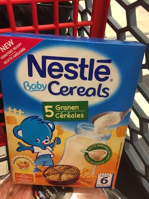 Baby cereals front packaging