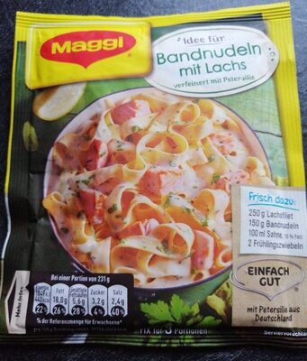 Fix Bandnudeln mit Lachs front packaging