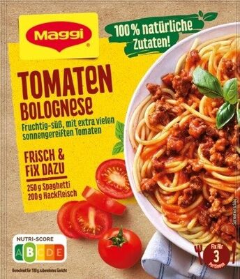 Tomaten Bolognese front packaging