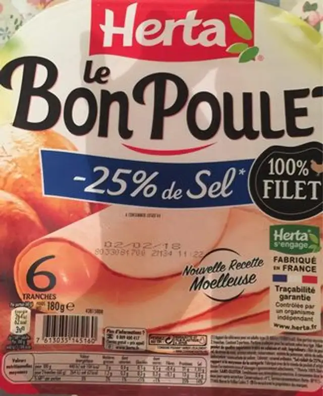 Le Bon Poulet -25% de Sel front packaging