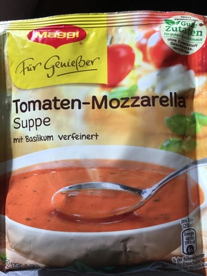 Tomaten-Mozzarella Suppe front packaging