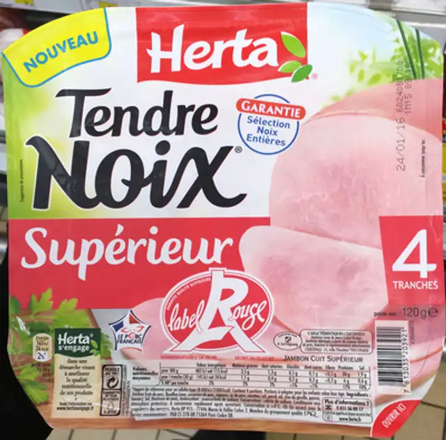 Tendre Noix Supérieur Label Rouge front packaging