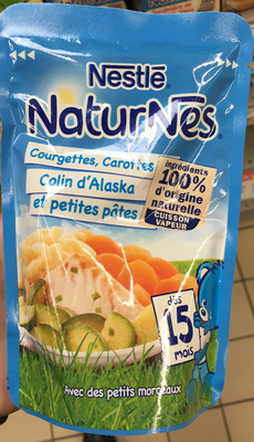 NaturNes Courgettes, Carottes, Colin d'Alaska et petites pâtes