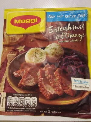 Maggi Entenbrust a l'OrangeSaucen front packaging