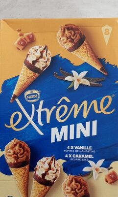 Mini cônes caramel & vanille