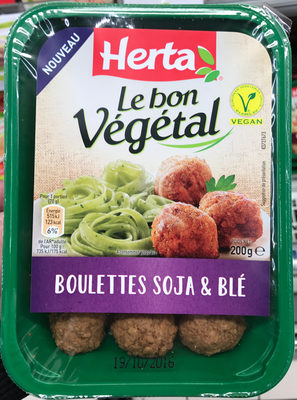 Le bon Végétal Boulettes Soja & Blé