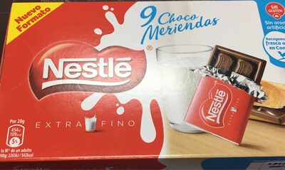 Chocomeriendas chocolatinas de chocolate con leche sin gluten