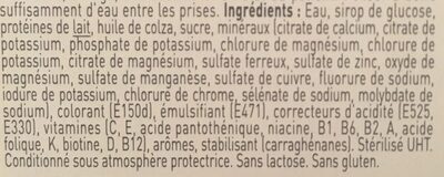 Clinutren hp/hc+ saveur caramel ingredients label