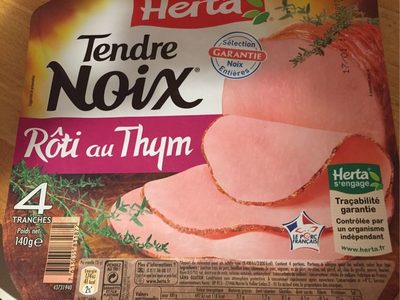 Tendre noix Roti au thym jambon cuit superieur