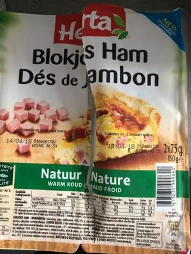 Herta Des De Jambon front packaging