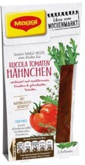 Rucola Tomaten Hähnchen
