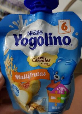 Yogolino con cereales multifrutas front packaging