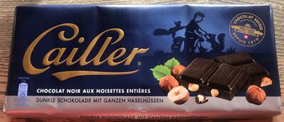 Chocolat noir aux noisettes entières