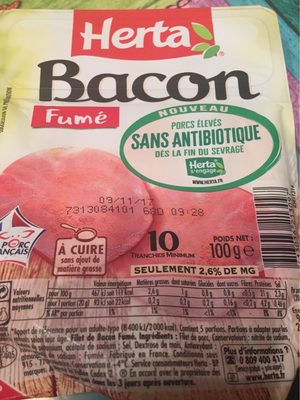 Bacon fumé