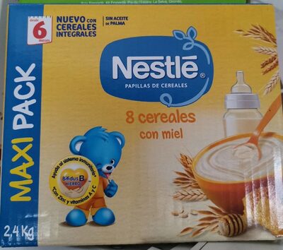 Papillas 8 cereales con miel