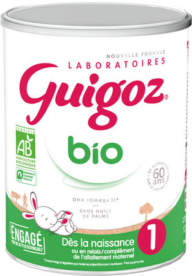 GUIGOZ 1 BIO 800g 1er âge dès la Naissance front packaging