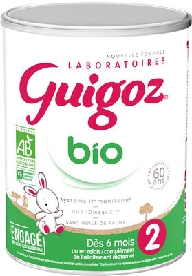 GUIGOZ 2 BIO 800g 2ème âge dès 6 mois front packaging