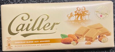 Chocolat blond aux amandes