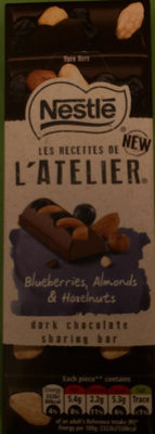 Les recettes de l'atelier - Bluberries, Almonds & Hazelnuts