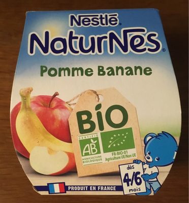 Naturnes bio pommes bananes