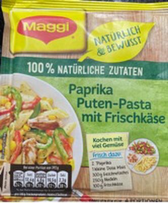 Paprika Puten Pasta front packaging