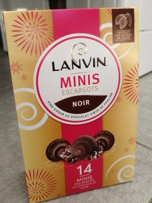 Minis escargots au chocolat noir