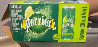 Eau minérale pétillante