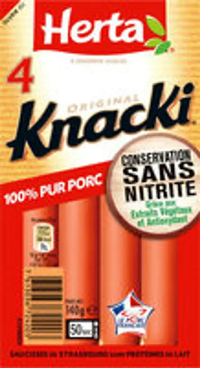 KNACKI Pur porc conservation sans nitrite