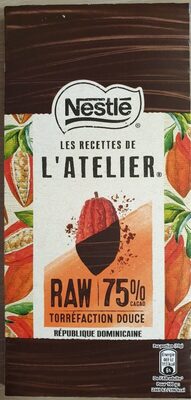 Les recettes de l'atelier RAW 75%